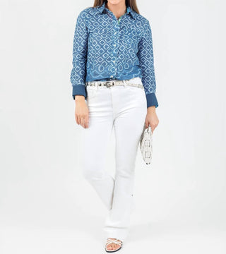 Dizzy-Lizzie - Women's Cape Cod Frayed Shirt