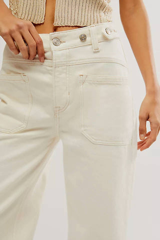 Free People - Flair Cuffed Jean