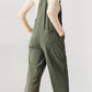 66Disco - Corduroy Pocketed Wide Leg Overall