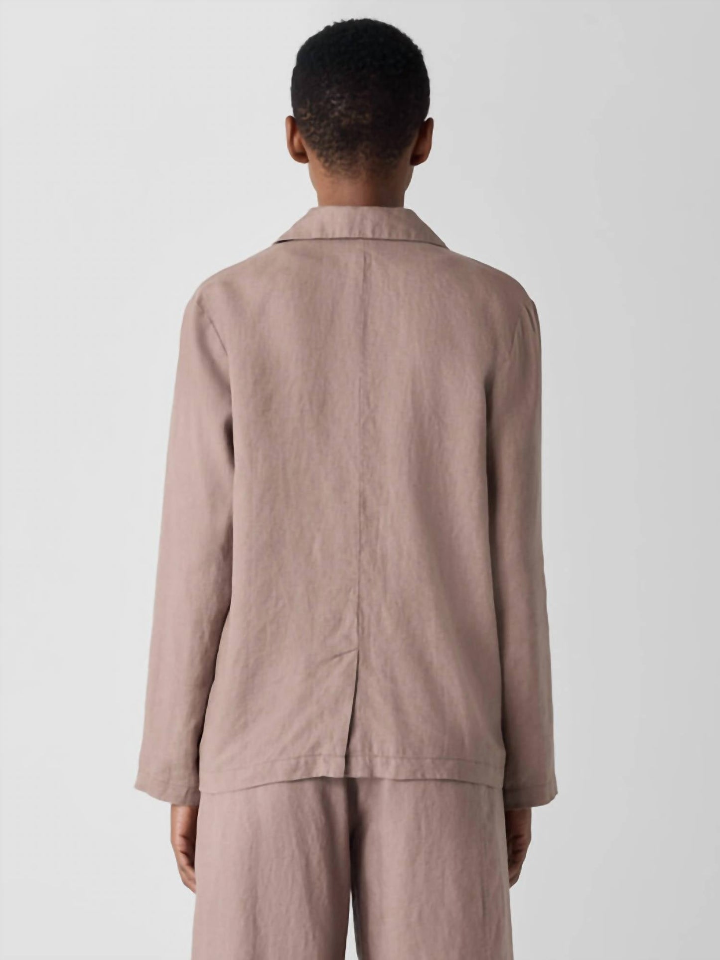 Eileen Fisher - Double Breasted Linen Jacket
