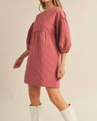 &Merci - Quilted Babydoll Dress