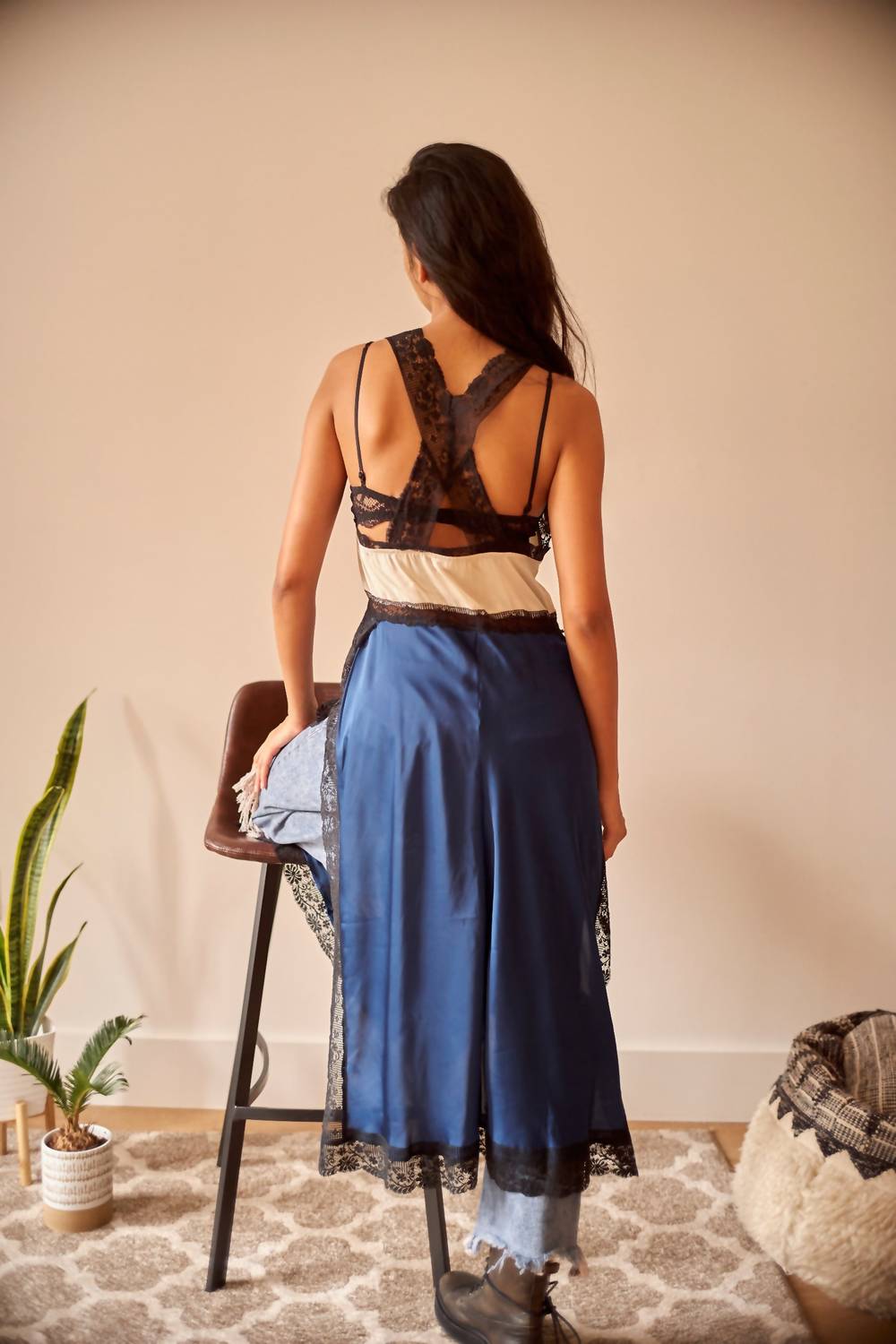 Free People - Tri Me Midi Slip Dress