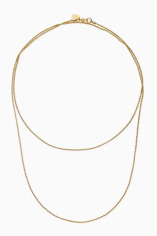 Crystal Haze - DOUBLE ROPE CHAIN NECKLACE