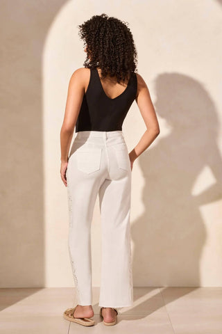 Tribal - Brooke High Rise Jeans With Embroidery