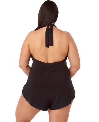 Magicsuit - Plus Size Bianca Swim Romper One Piece Swimsuit