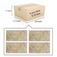 Marble Tile For Floor And Wall Honed 12 x 24" Stone (Set of 4) - Beige / Gold