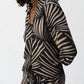 Joseph Ribkoff - Tropical Print Tie Front Top