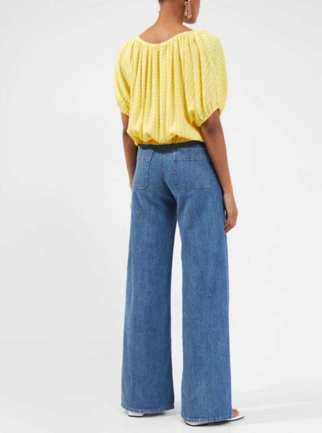 French Connection - Artemas Broderie Scoop Neck Top