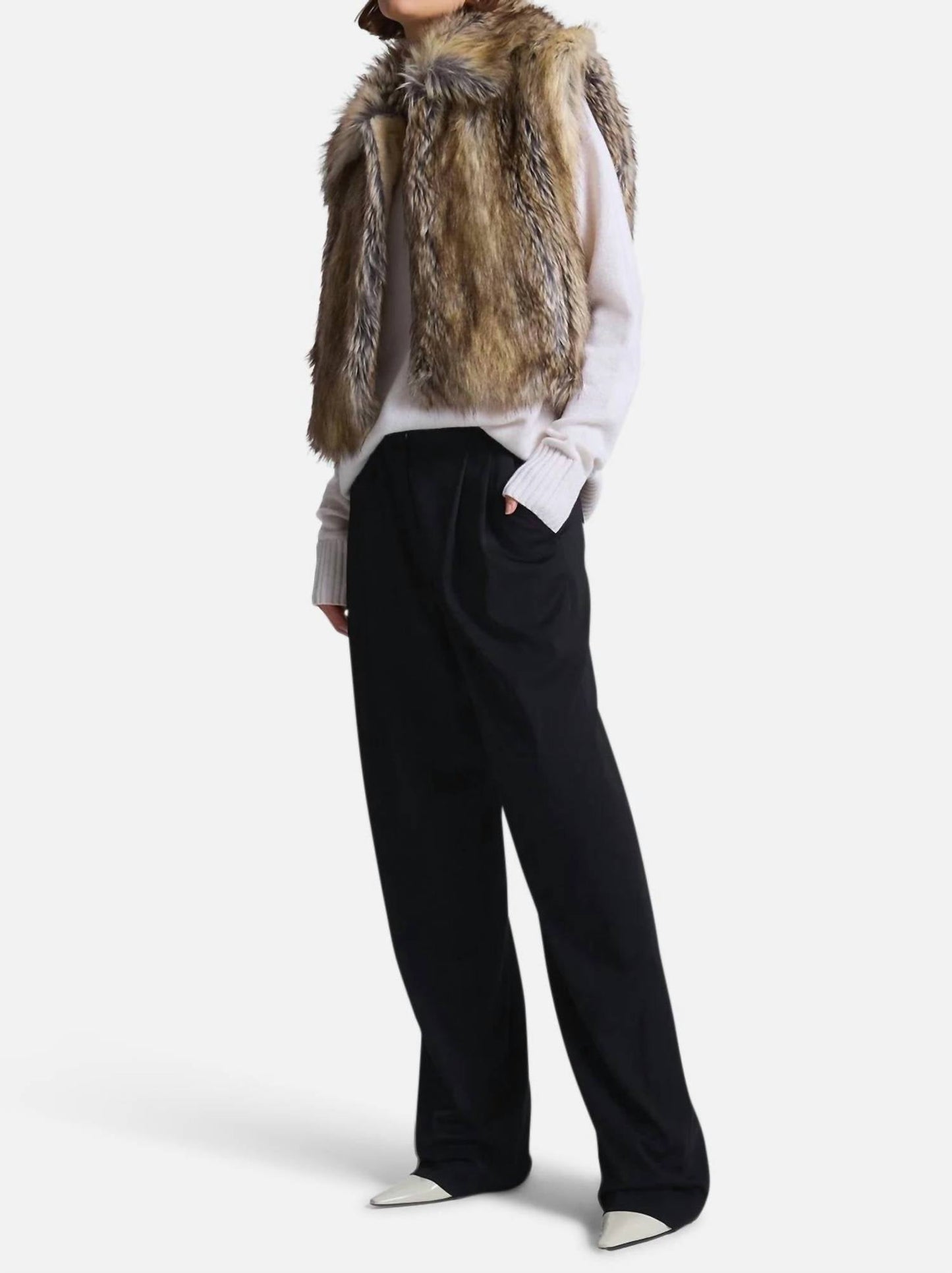 A.L.C. - Naya Fur Vest