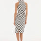 Joseph Ribkoff - Lux Twill Polka Dot Print Halter Dress