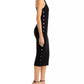 Alice + Olivia - Lalita Racerback Side Snap Wool Knit Midi Dress