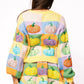 Queen Of Sparkles - Pumpkin Button Up Cardigan