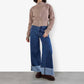 Apricot - Textured Rib Edge Zip Jacket