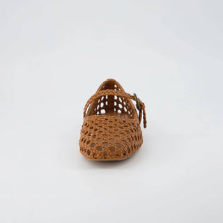 Cushionaire - Women’s Weston Hand Woven Dressy Ballet Flats