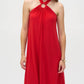 Joseph Ribkoff - Keyhole Halter Trapeze Mini Dress