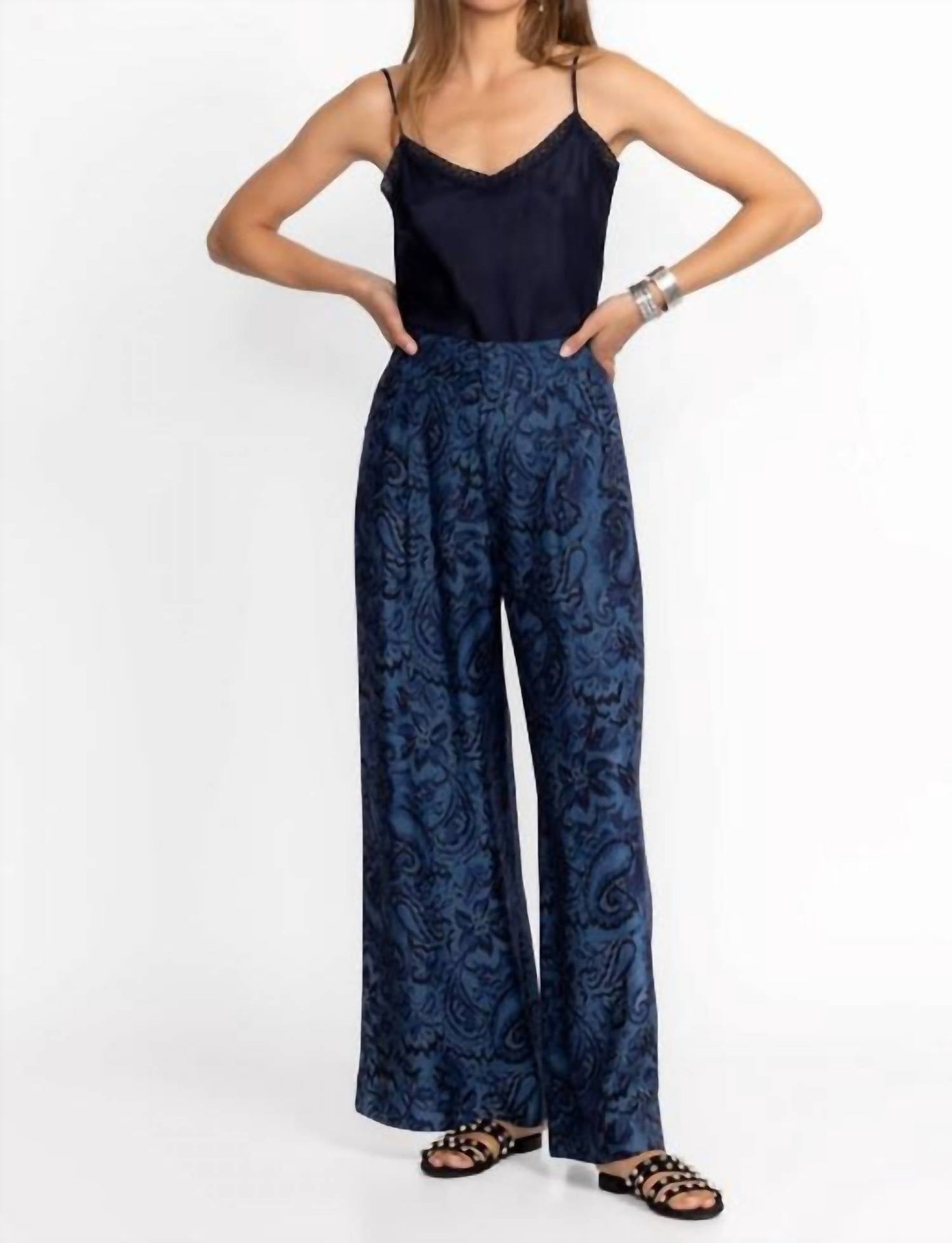 Johnny Was - WIDE LEG PLEAT PANT