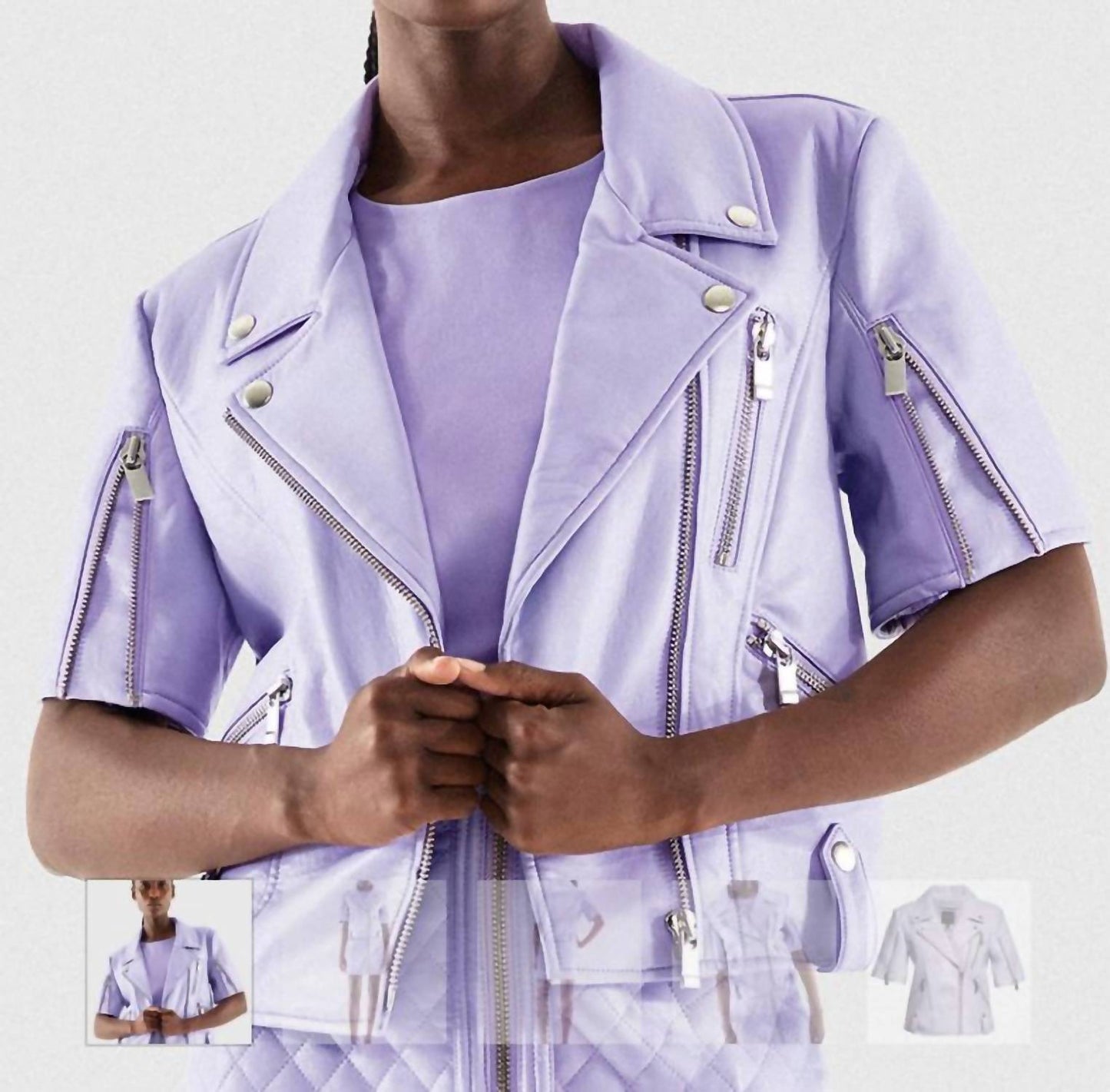 As By Df - Nico Recycled Leather Moto Jacket