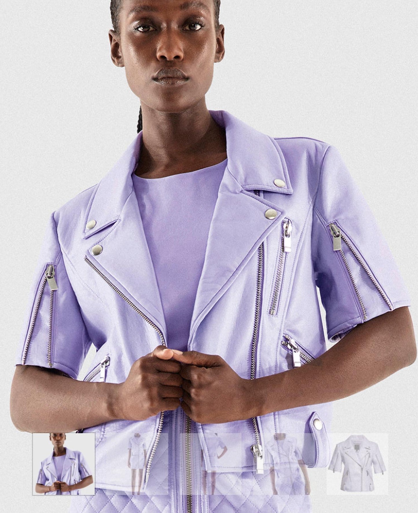 As By Df - Nico Recycled Leather Moto Jacket