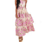 Flying Tomato - Sweet Stroll Floral Midi Dress