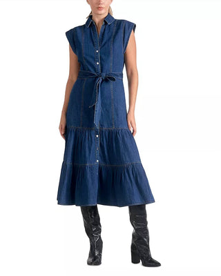 Elan - Daria Denim Midi Dress