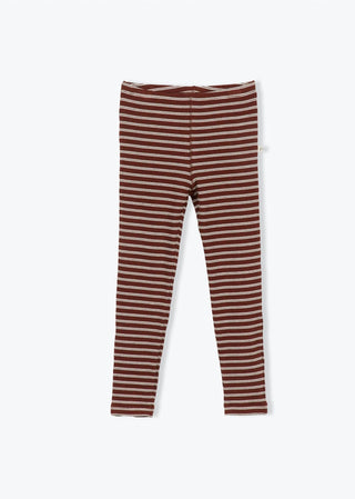Arsène Et Les Pipelettes - Girl's Lurex Striped Leggings