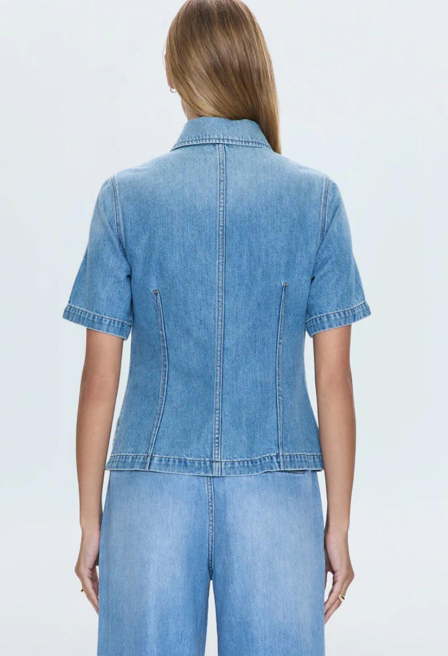 Pistola - Cyndi Short Sleeve Denim Shirt