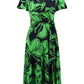 Joseph Ribkoff - Floral Print Midi Dress