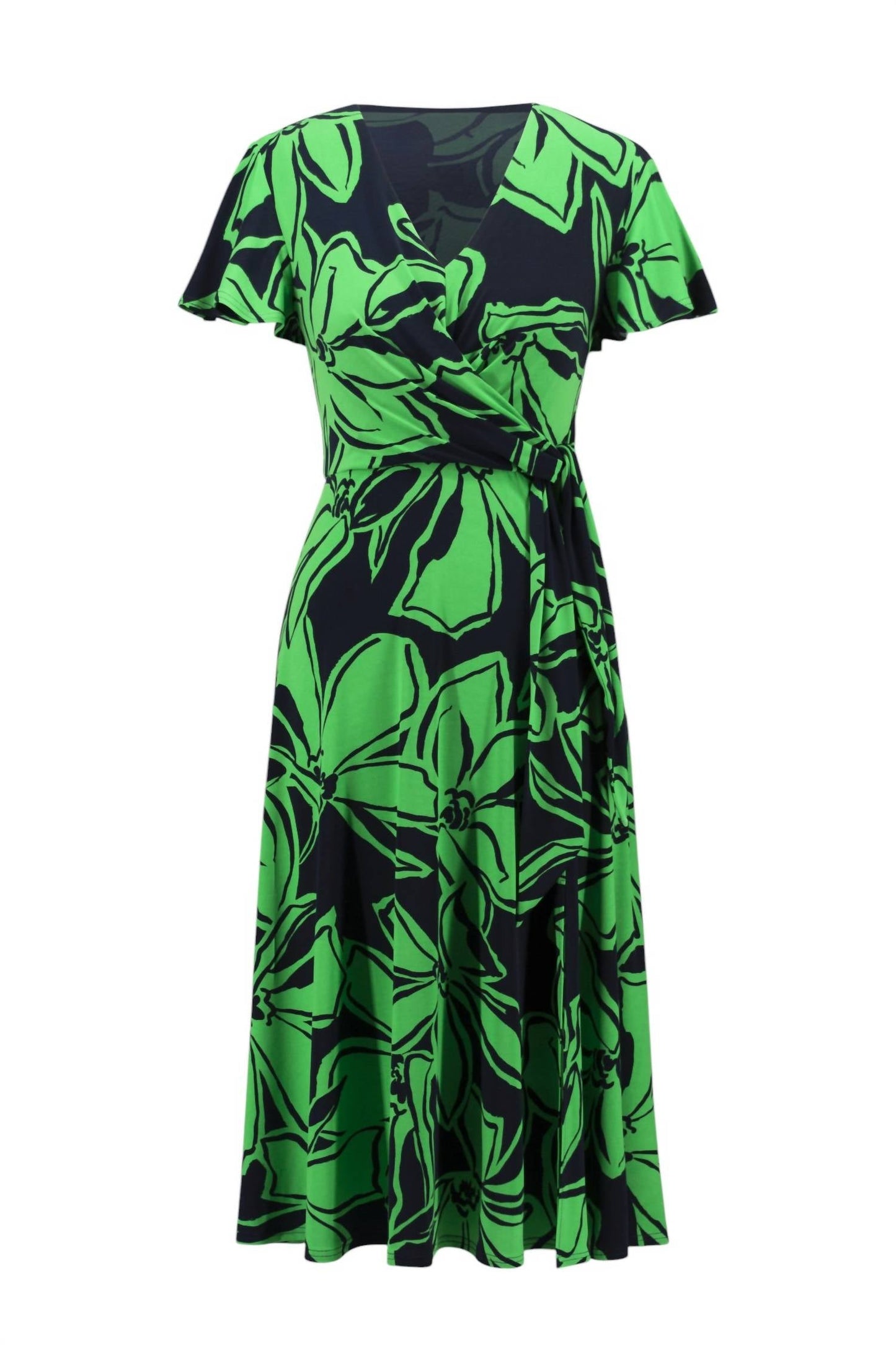 Joseph Ribkoff - Floral Print Midi Dress