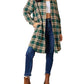 Double Take - Effortlessly Elegant Plaid Collared Shirt