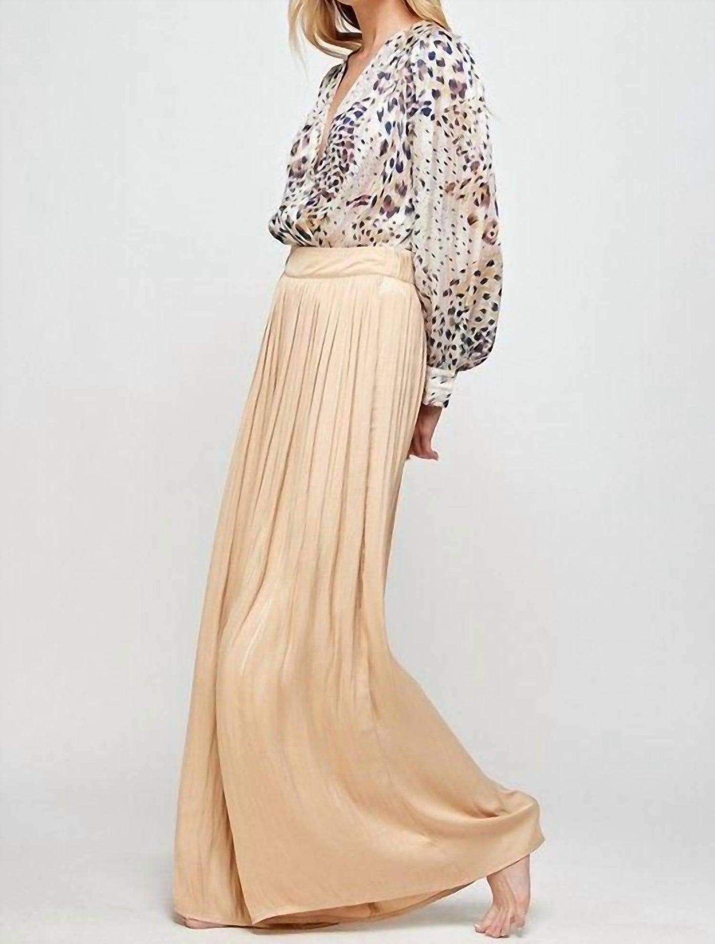 Luxy Usa - Sheer Leopard Print Bodysuit