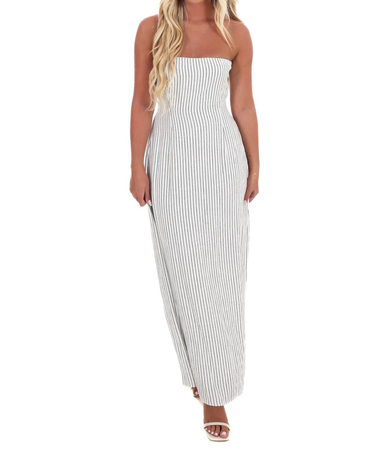 Klesis - No Rush Stripe Maxi Dress