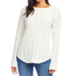Karen Kane - Cable Shirttail Sweater