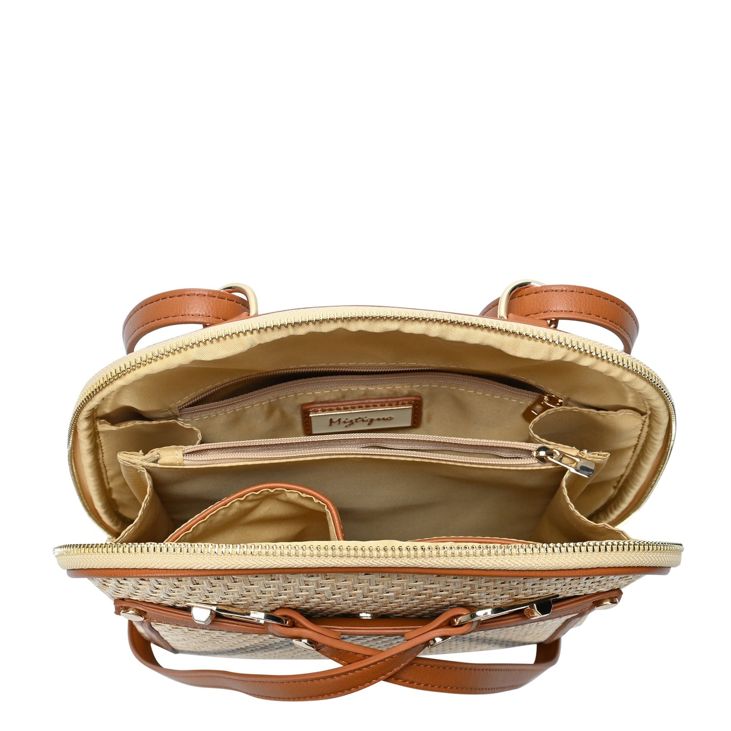 Daisy Bamboo Straw Convertible Backpack