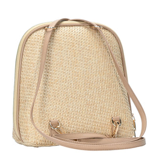 Daisy Bamboo Straw Convertible Backpack