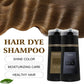 Dark Brown Hair Dye Shampoo 200ml Moisturizing Formula