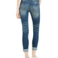 Indigo Rein Juniors' Distressed Curvy Jeans Blue Size 1