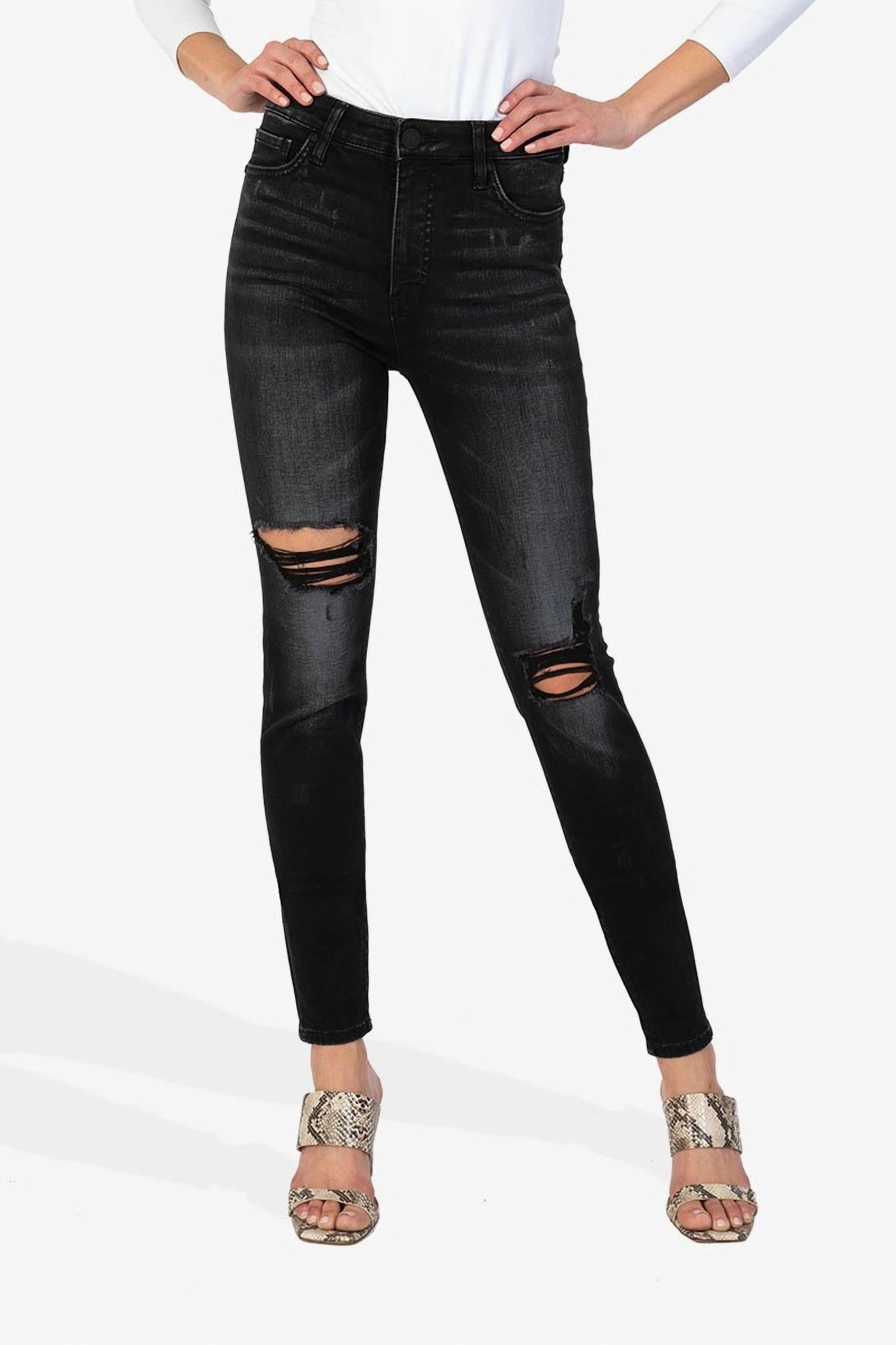 Kut From The Kloth - Women's Mia High Rise Fab Ab Toothpick Skinny