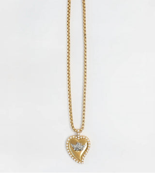 Boys Lie - Women's Pearl Heart Necklace