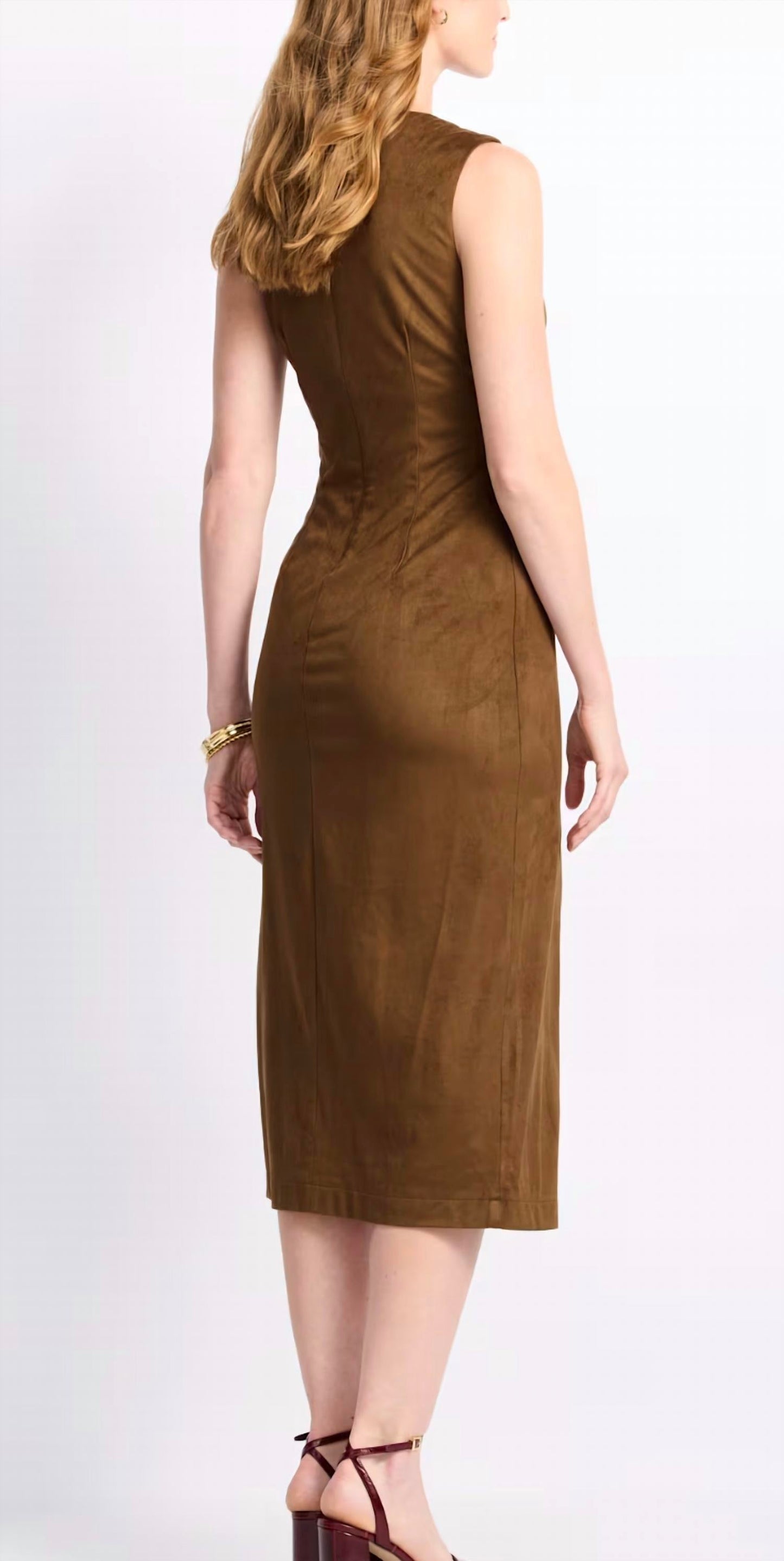 Steve Madden - Keegan Faux Suede Midi Dress