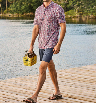 Flags & Anthem - Winfield Multi Star Short Sleeve Performance Polo