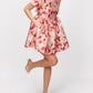 Before You - Floral Jacquard Mini Dress