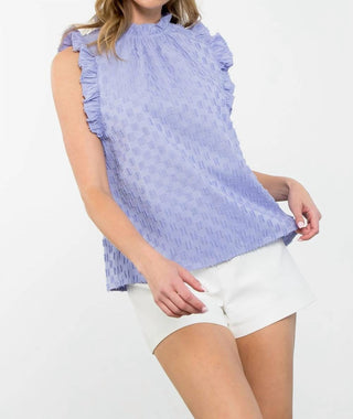 Thml - Abby Ruffle Sleeve Textured Top