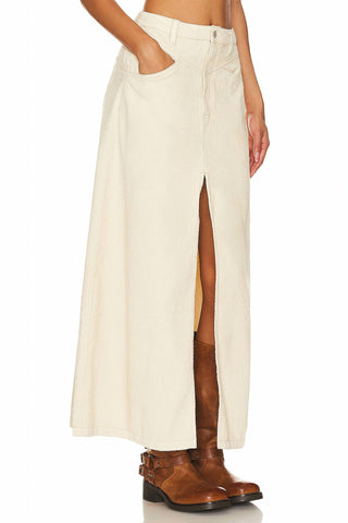 Free People - Come As You Are Cord Maxi Skirt