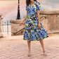 Jude Connally - Portia V-neck Midi Dress