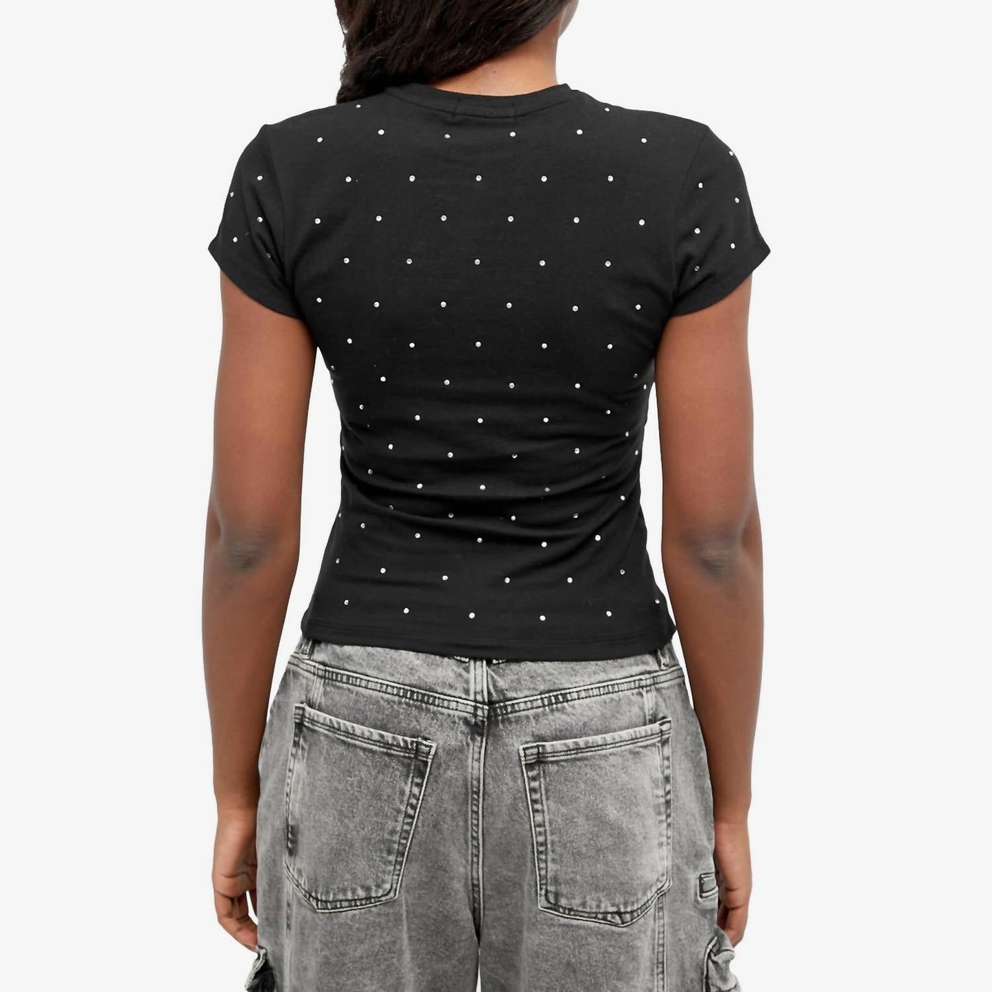 Good American - Crystal Baby Tee
