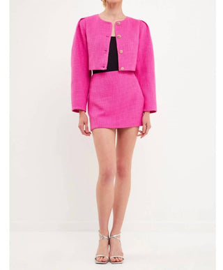 Endless Rose - Tweed Mini Skirt