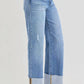 Risen - High Rise Wide Cuff Jeans