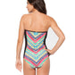 Anne Cole - Spliced Bandeau One Piece Swimsuit