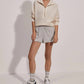 Varley - Tara Pointelle Half-zip Knit Pullover