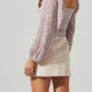 Astr - Plisse Print Blouse